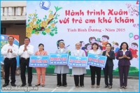 Bảng vàng nhà tài trợ Quỹ bảo trợ trẻ em tỉnh Bình Dương