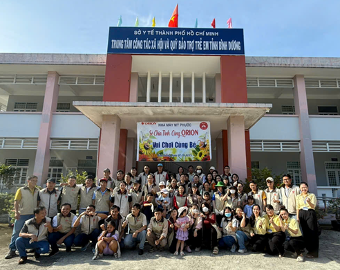 “Sẻ chia cùng Orion” - Mang Trung thu ấm áp đến trẻ em tại Trung tâm Công tác xã hội và Quỹ Bảo trợ trẻ em tỉnh Bình Dương.